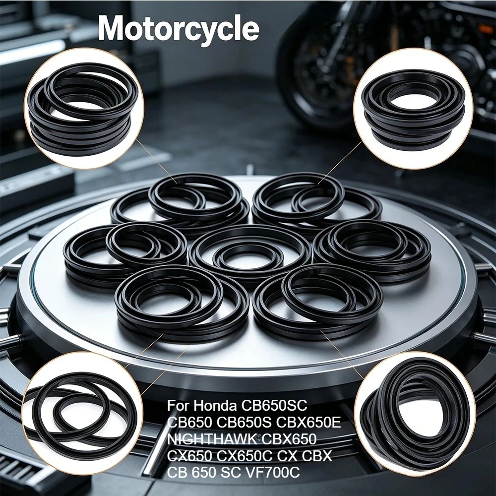

2pc/4pc/6pc 39x52x11 Fork Oil Seal For Honda CB650SC CB650 CB650S CBX650E NIGHTHAWK CBX650 CX650 CX650C CX CBX CB 650 SC VF700C