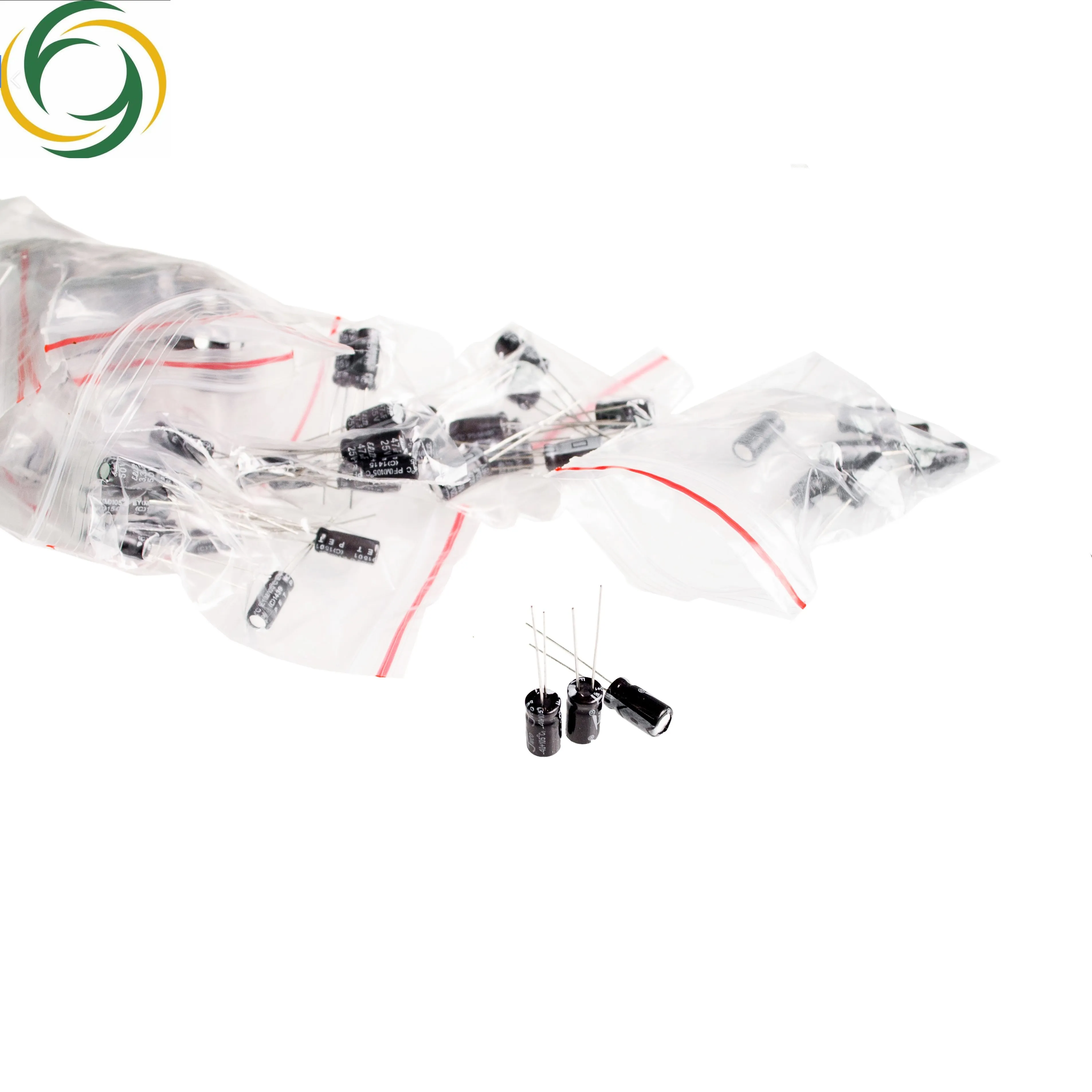 120pcs 12 value kit 1uF-470uF Electrolytic Capacitor Package for arduino 1UF 2.2UF 3.3UF 4.7UF 10UF 22UF 33UF 47UF 100UF 220UF