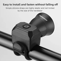 Klaxon de vélo VTT Mini USB charge/batterie étanche électronique vélo cloche équipement d'équitation 3