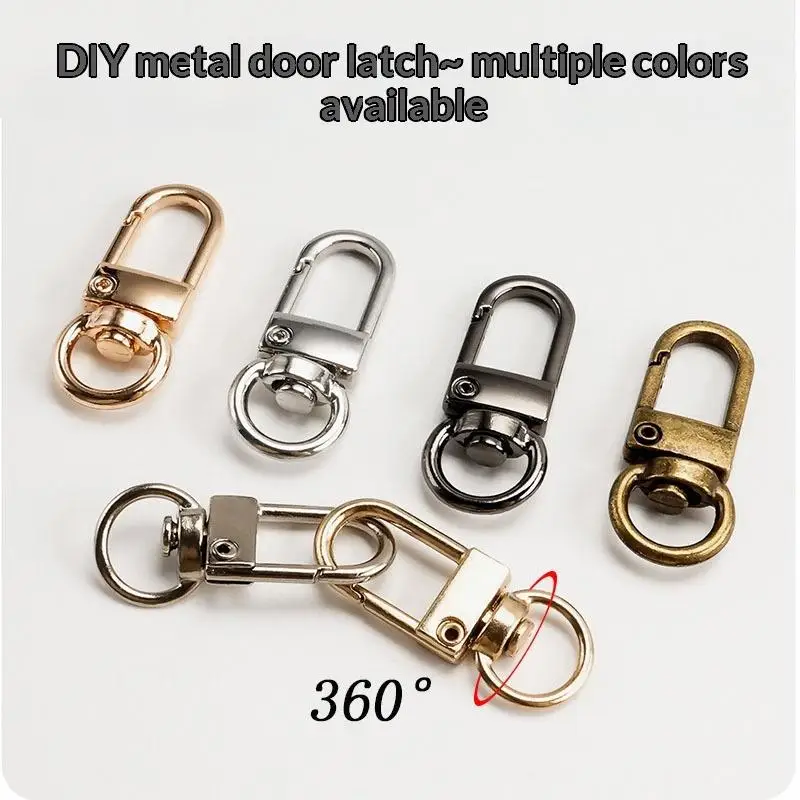 Metall-Drehkarabinerhaken 50 Stück Hochfeste Hardware für DIY-Schmuck, Taschen, Schlüsselanhänger, Rucksäcke, Bastelzubehör – Detail 6