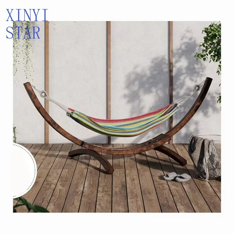 Hamaca columpio informal individual con soporte portátil para uso familiar, ideal para actividades al aire libre y celebraciones