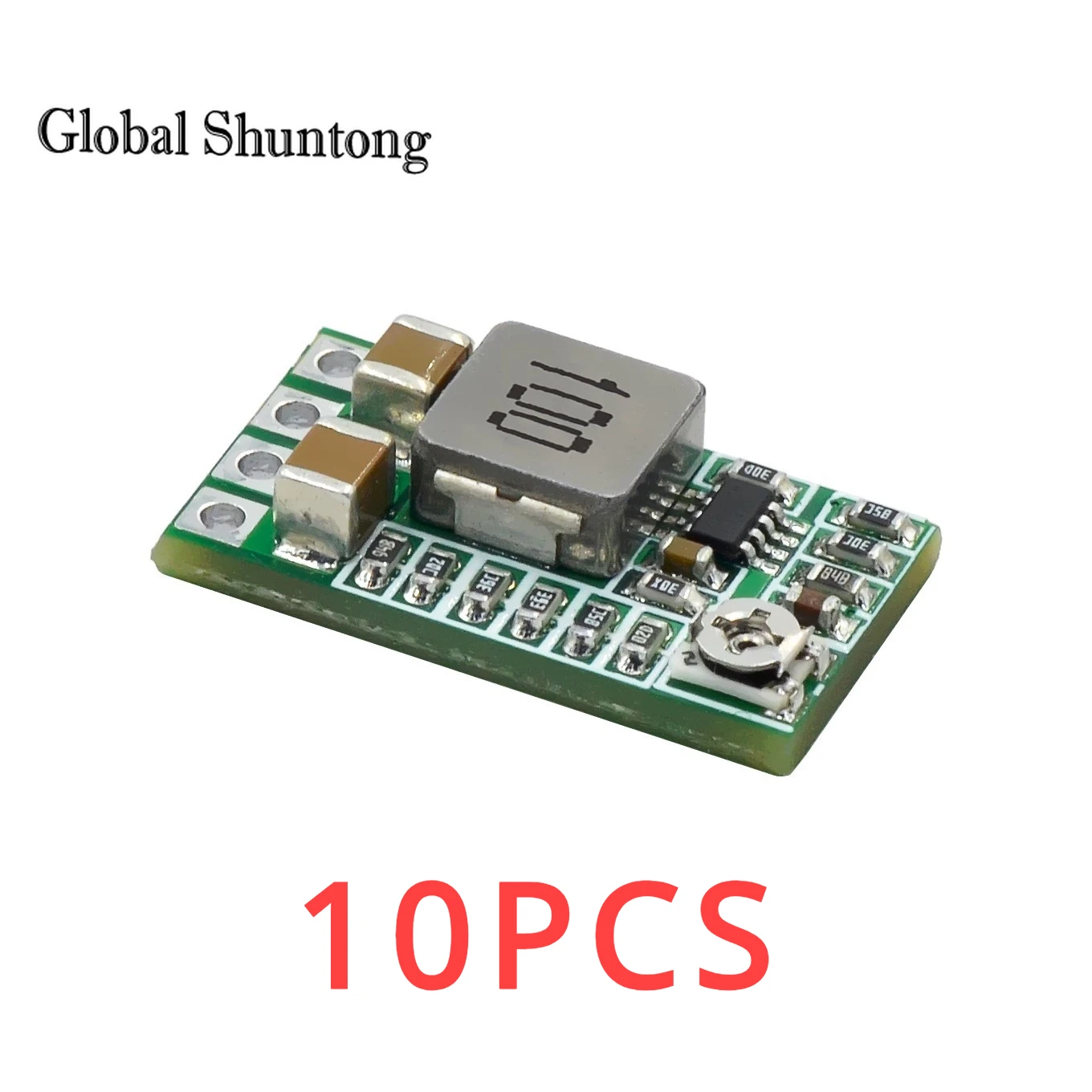 10 PCS Mini DC-DC 12-24V To 5V 3A Step Down Power Supply Module Buck Converter Adjustable Efficiency 97.5%