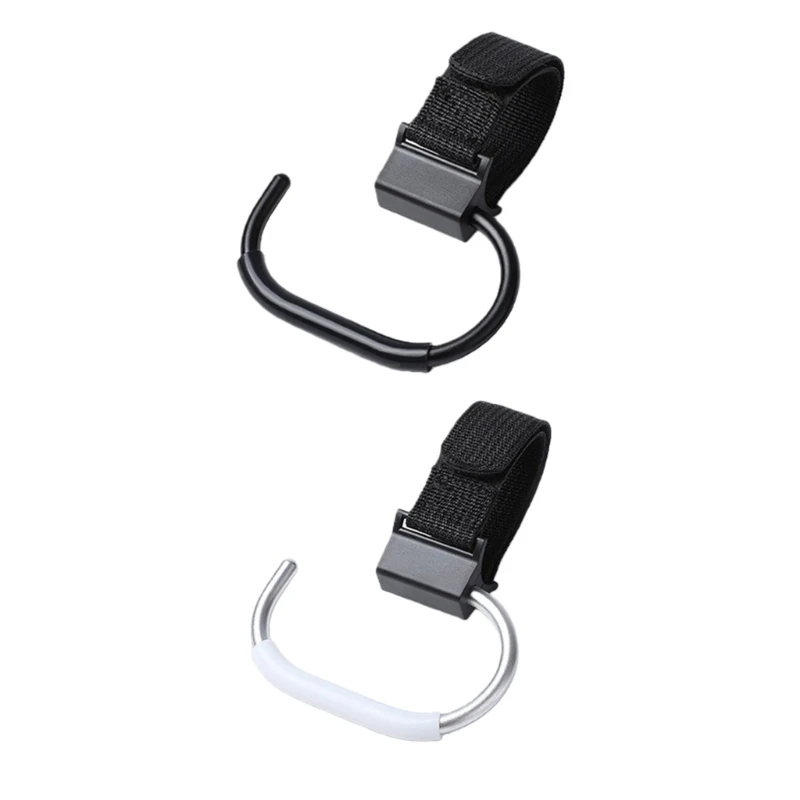 97BE Infant Strollers Accessory Hook Heavy Duty Aluminum Strollers Organizers Hook Support 15kg Weight Easy to Use for Bags