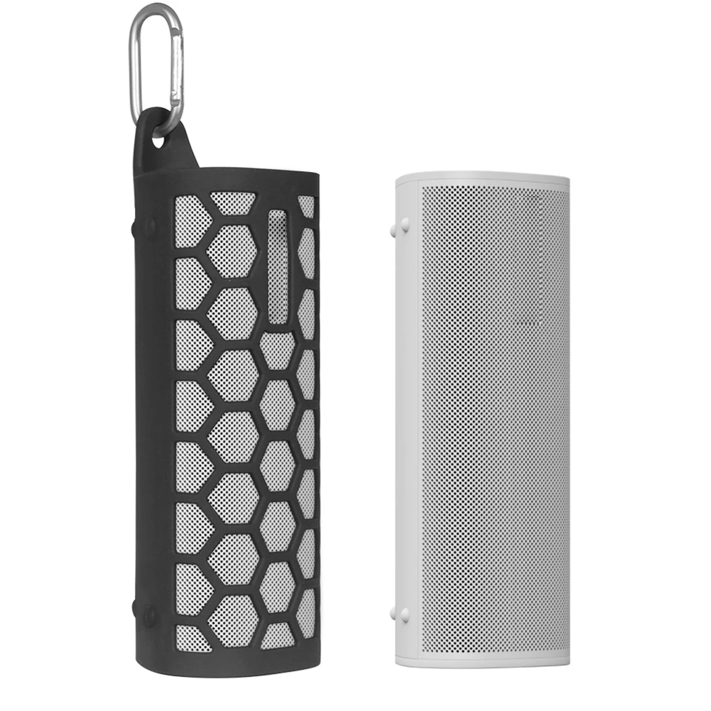 حافظة من السيليكون حافظة سفر مضادة للصدمات مضادة للخدش غطاء حماية ناعم قابل للطي مع حلقة تسلق لـ Sonos Roam 2