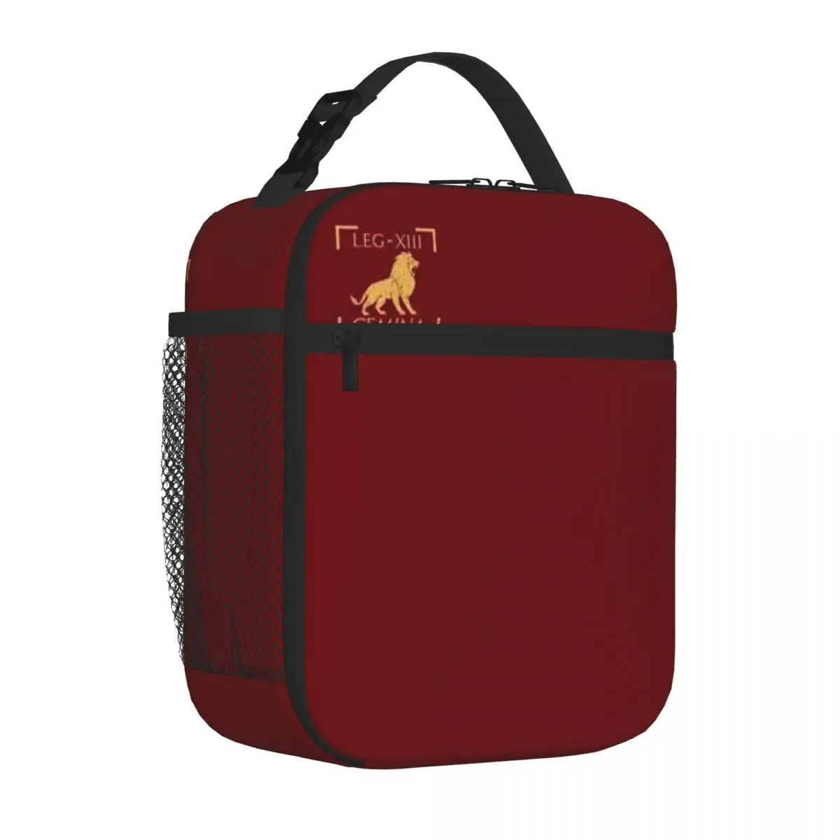 Bestselling Legio XIII Gemina Lion Emblem Roman Legion Stitched Detail Camping Lunch Bag Daily Outdoor Durable Lunch Bag
