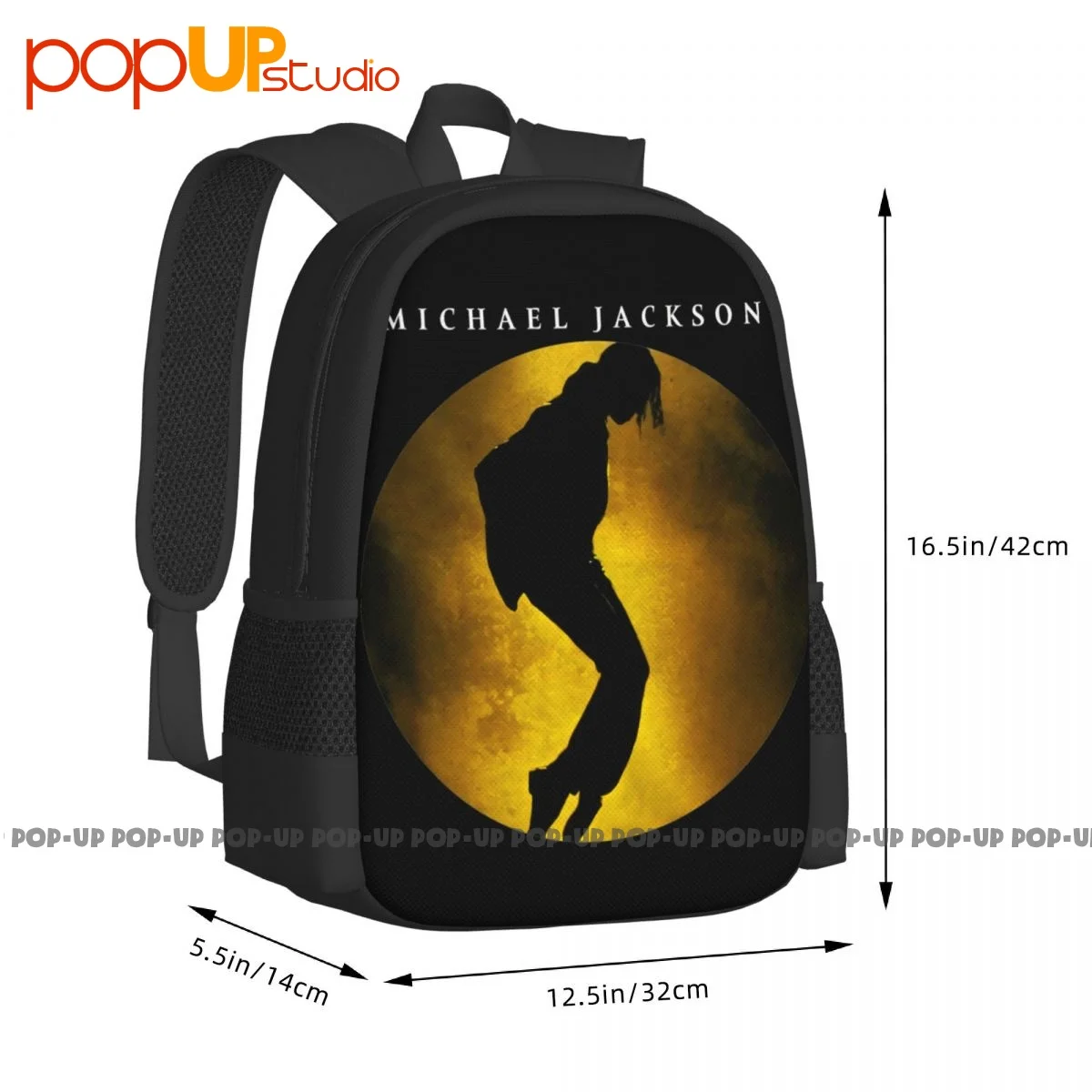 Michael Jackson Moonwalking Backpack Large Capacity Hot Softback Eco Friendly Outdoor Running