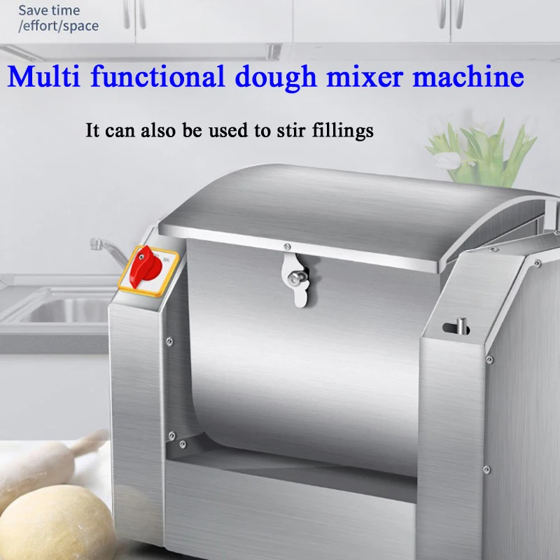 Kitchen Food Stand Mixer Stainless Steel Bowl Home Cream Egg Whisk Blender Cake Dough Bread Mixer Maker Machine