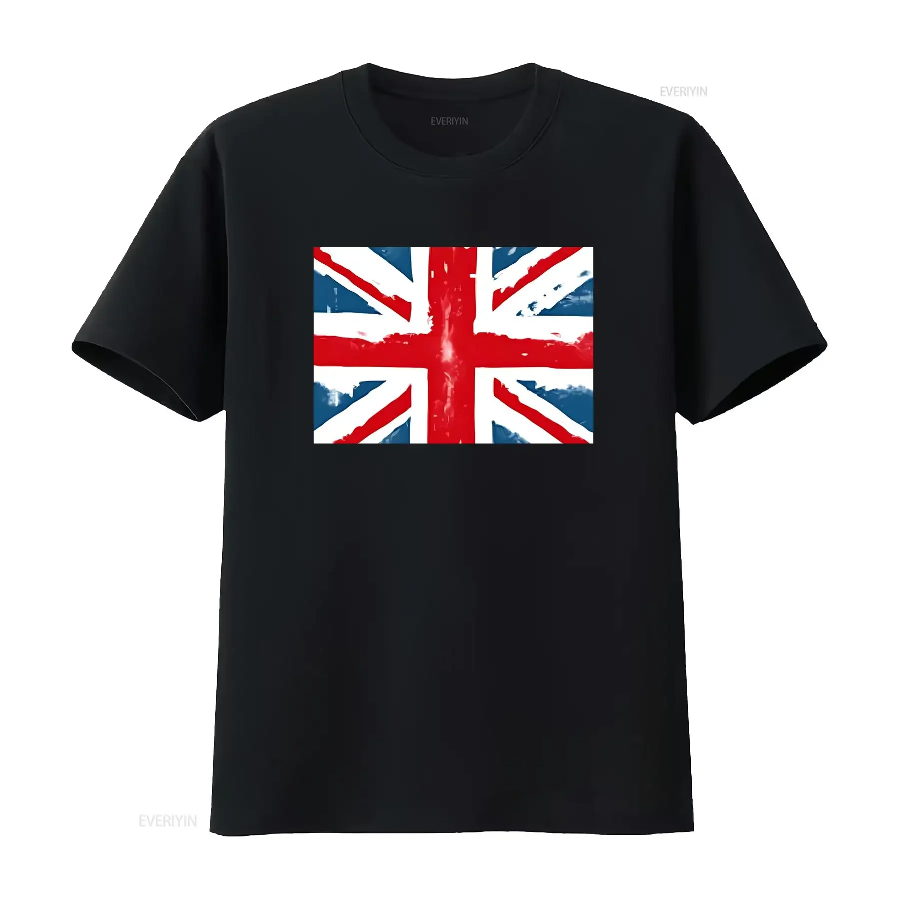 

Union Jack Mens T Shirt vintage Washed Stylish streetwear Versatile graphic Breathable Unisex Soft fashion Stretched Slightly