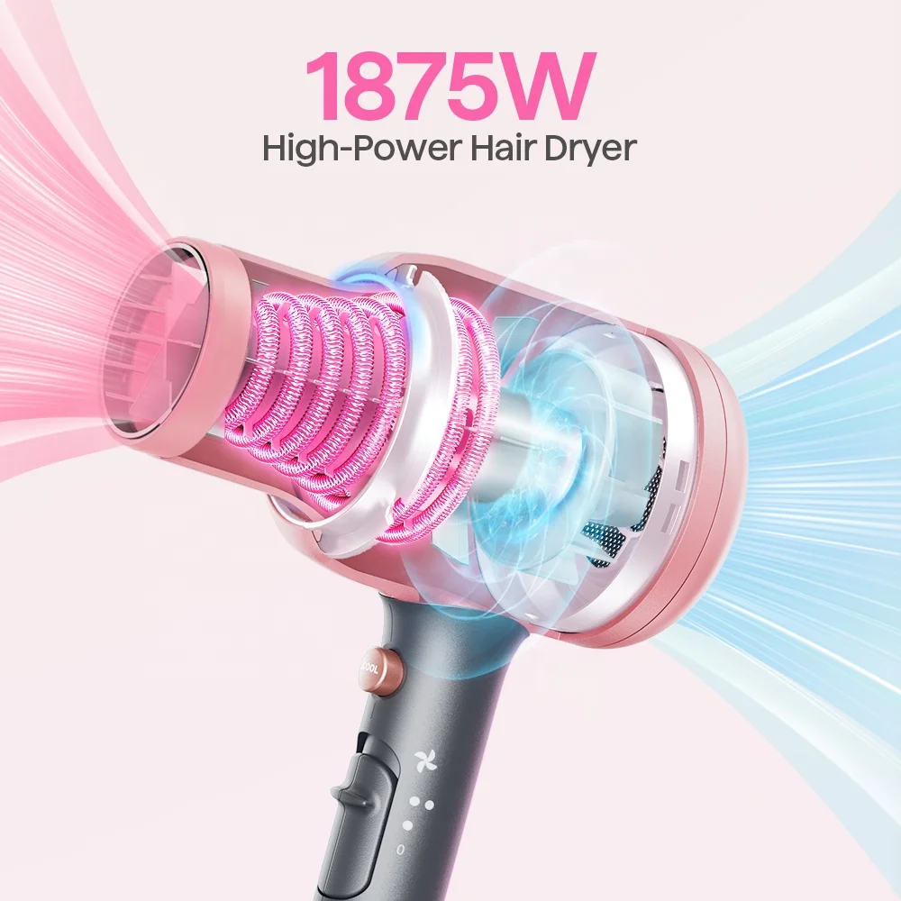 Wavytalk WA 5967 High Quality Multifunctional Quick Drying Home Salon Ionic Blow Dryer Hair Care Products Hair Dryer