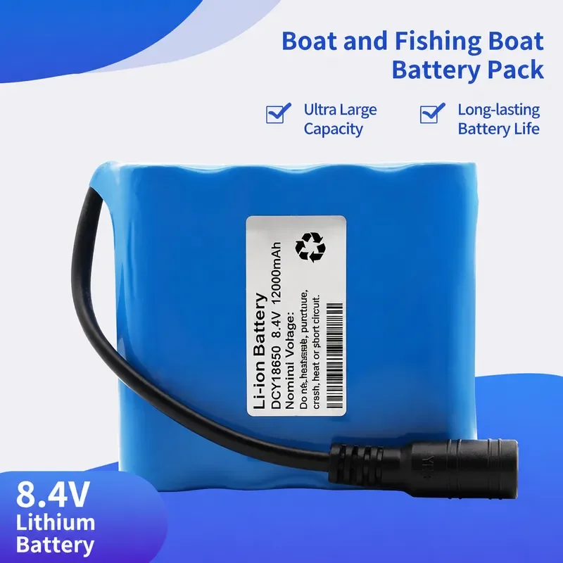 Product Specifications Voltage 7.4V Battery Type 18650 Lithium Ion Pack Charging Voltage 8.4V High Capacity Design Compatible