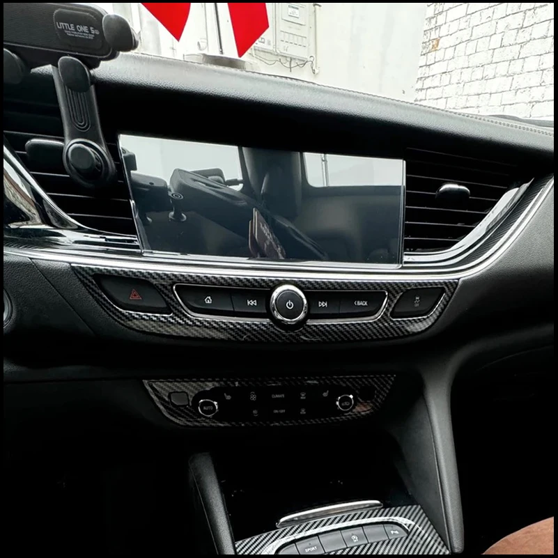 For Opel insignia 2017-2022 Center Control Panel Switch Button Cover Trim Strips Decorative Frame Auto Accessories