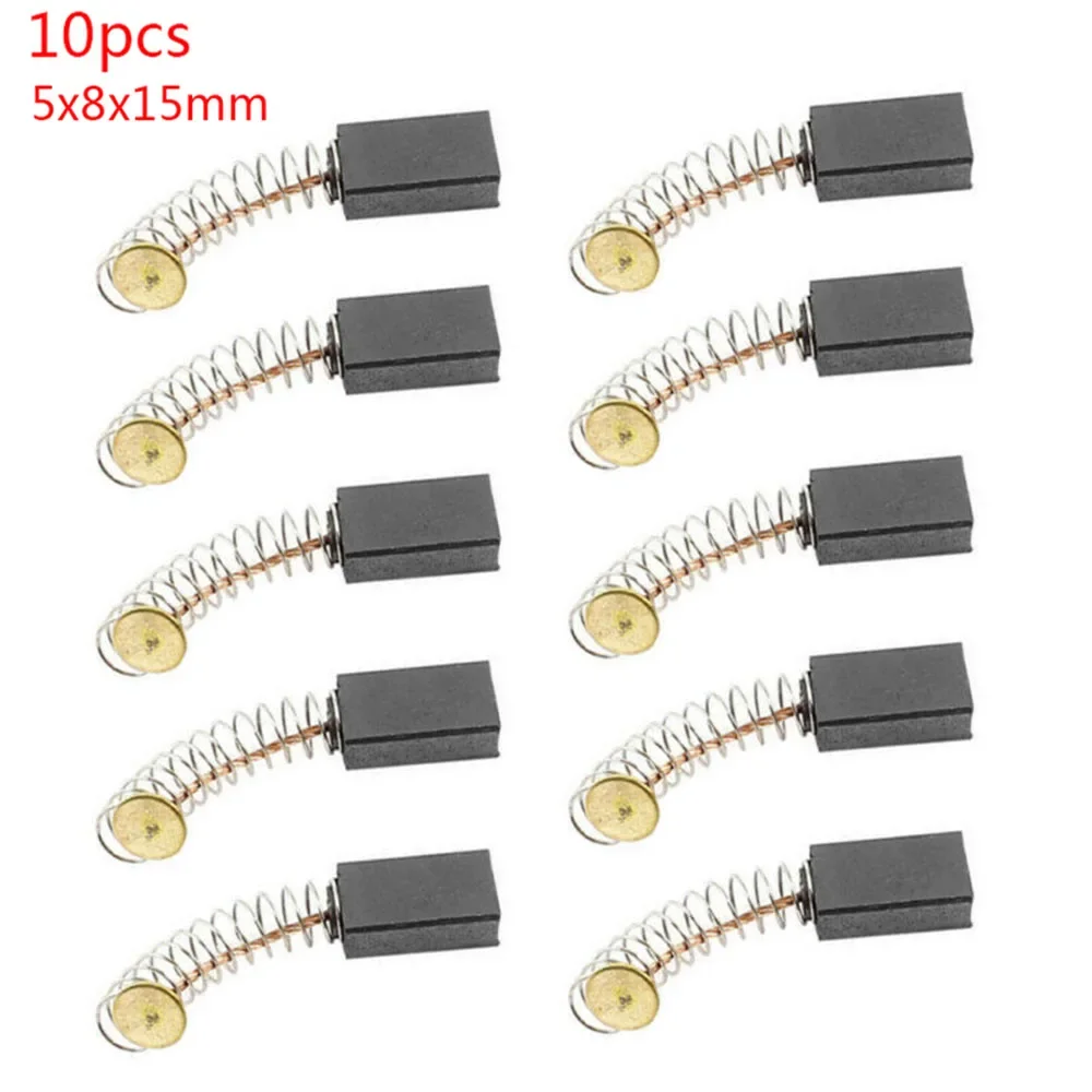 

10 шт., щётки для электродвигателя, 5x8x15 мм