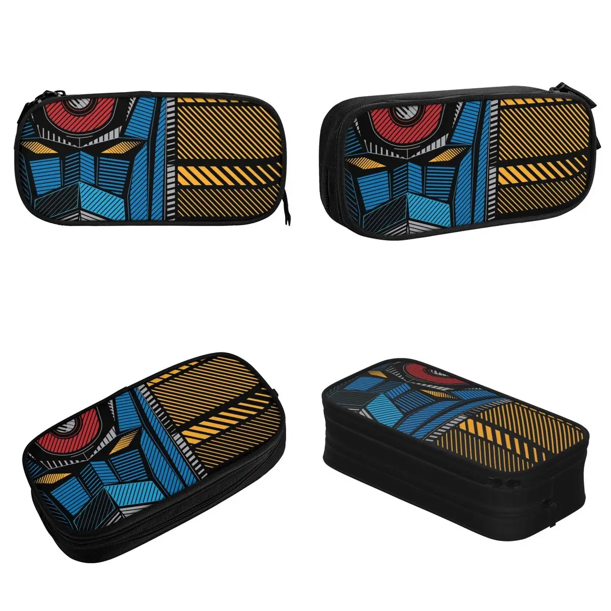 Imagem -02 - Grendizer Anime Lápis Case Ufo Robot Goldorak Actarus Mazinger z Manga Pen Pouch Papelaria Escola Estudantes Bolsas