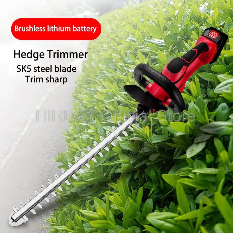 

Brushless Hedge Trimmer Cordless Hedge Trimmer Dual Action Pruning Saw Cutter Rotating Handle Garden Tool for Makita 18V Battery