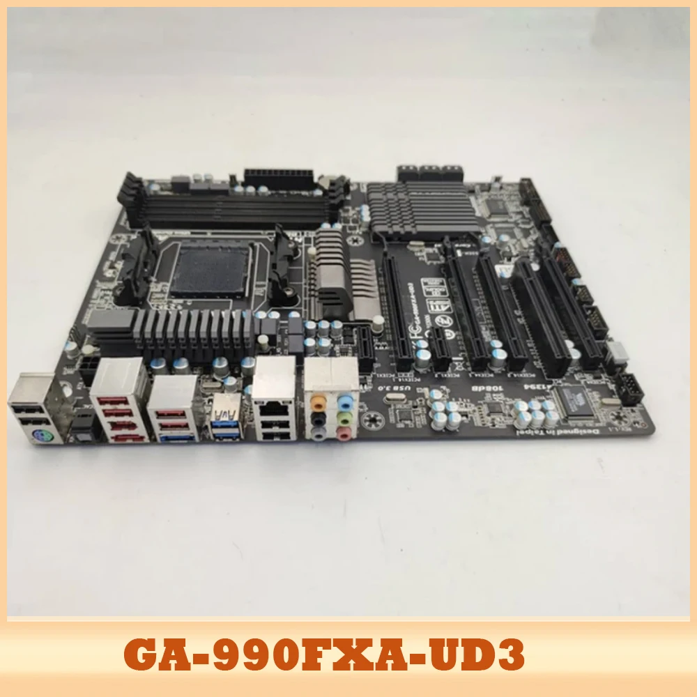 

Для Giga-byte AM3 + 990FX SB950 4 × DDR3 32 ГБ ATX 6 × SATA Материнская плата GA-990FXA-UD3