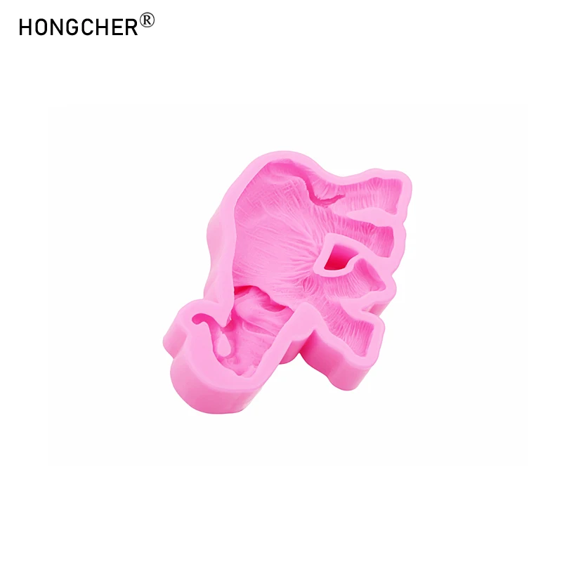 قوالب السيليكون الفيل الراتنج اكسسوارات الديكور الثلاجة ملصق قوالب اليدوية الشوكولاته الوجه كعكة الخبز قوالب #4
