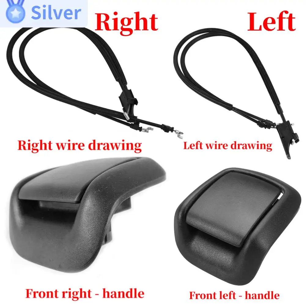 

For Ford Fiesta MK5 MK6 3 Door 2001-2008 Fusion 2001-2012 Front Left Right Hand Seat Adjuster Tilt Handle Cover + Cable Release