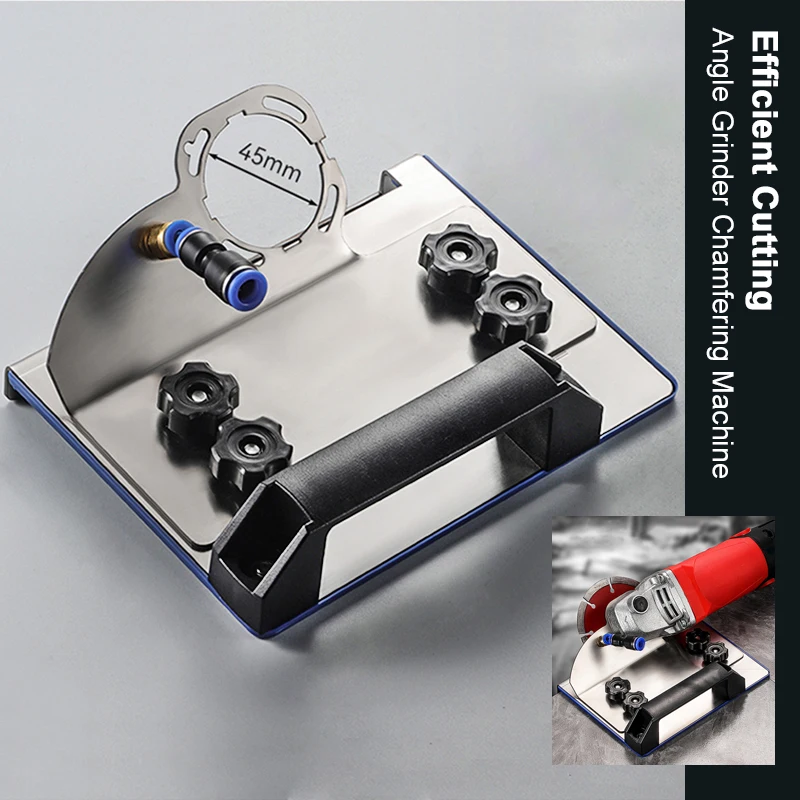 

Угловая шлифовальная машина Приспособление для снятия фаски Вспомогательная подставка для снятия фаски Угловая шлифовальная машина 100 Инструменты для снятия фаски Контроль глубины фаски