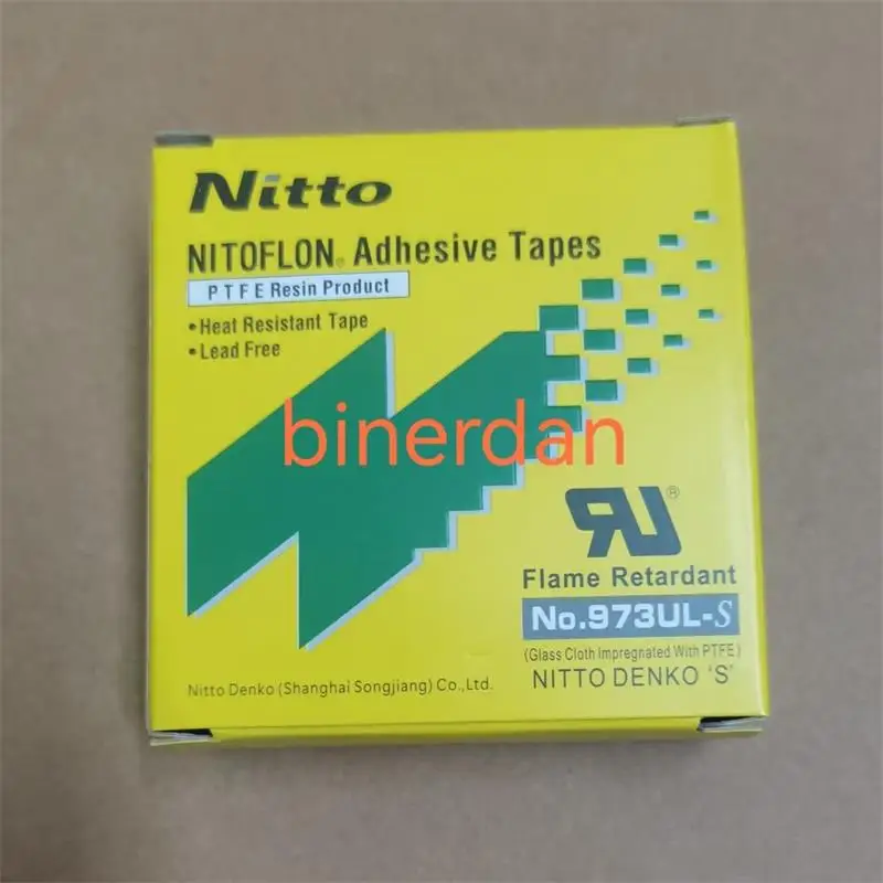 973UL Japan Tape High Temperature Resistant Adhesive NITOFLON Waterproof Electrical Tape 10PCS
