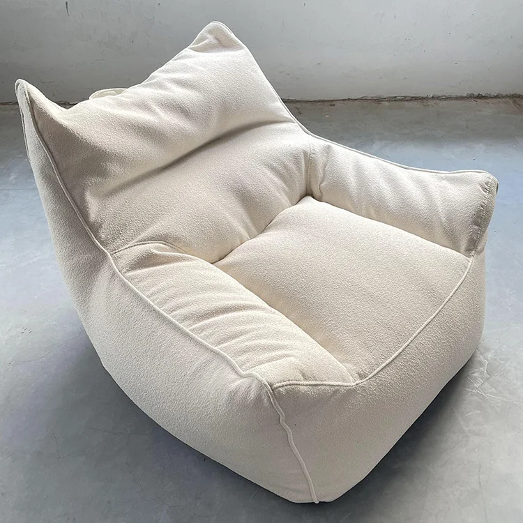 Fashion Nordic Comfortable Bag Reclining Couch Chair Sofa Custom Living Room Single Leisure Bean Bag Sofa