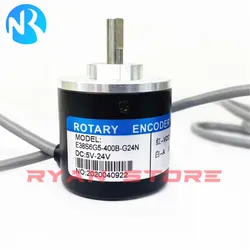 1PCS Rotary Encoder E38S6G5-900B 1000B 1024B 1200B 2000B 2048B 3000B 5000B G24N AB 2 Phase DC5-24V NPN Photoelectric Incremental