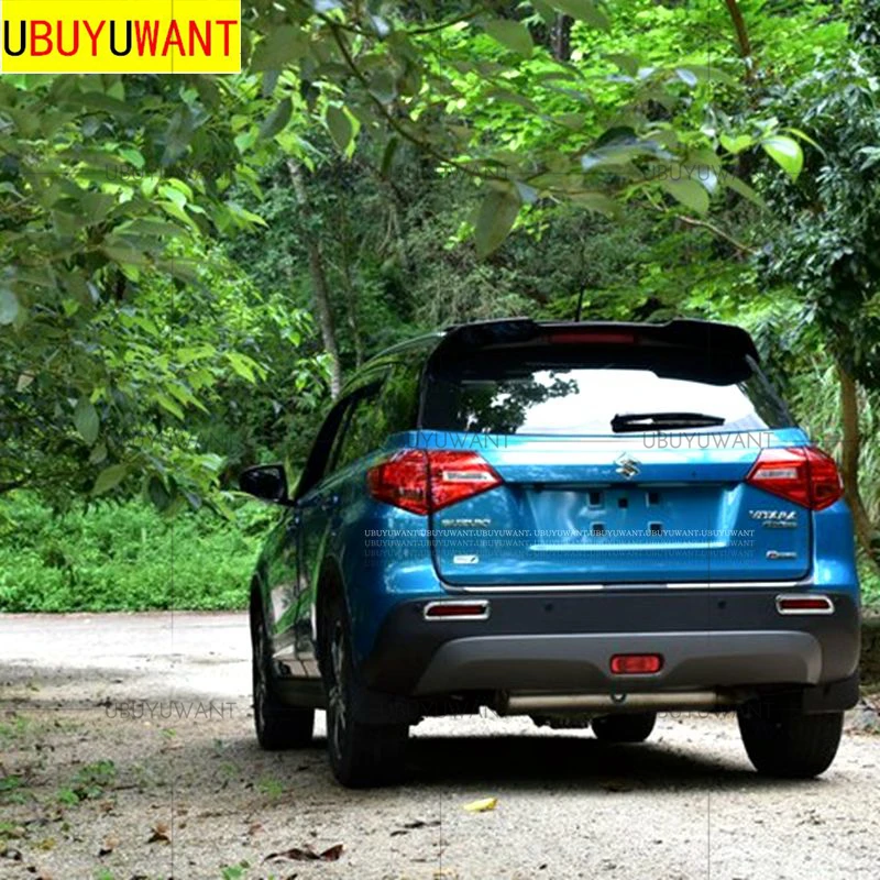 For Suzuki New Vitara 2015 2016 2017 2018 2019 Spoiler High Quality Abs Plastic Rear Trunk Spoiler Roof Wing