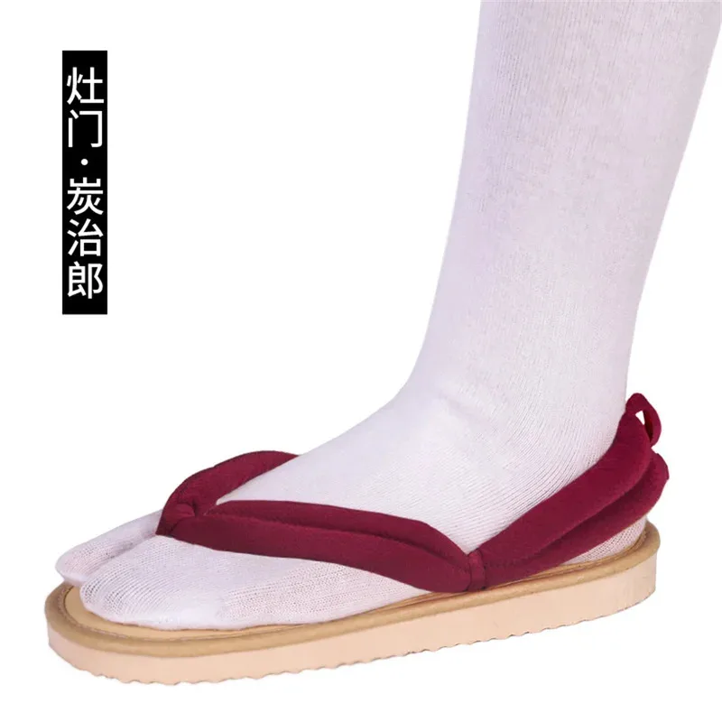 Обувь для косплея Kamado Tanjirou, сабо, сандалии Kamado Nezuko Geta Kochou Shinobu, шлепанцы в стиле аниме