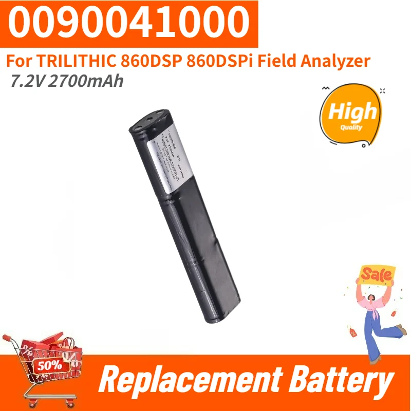 For TRILITHIC 860DSP 860DSPi Field Analyzer Brand New High Quality 0090041000 7.2V 2700mAh Replacement Battery