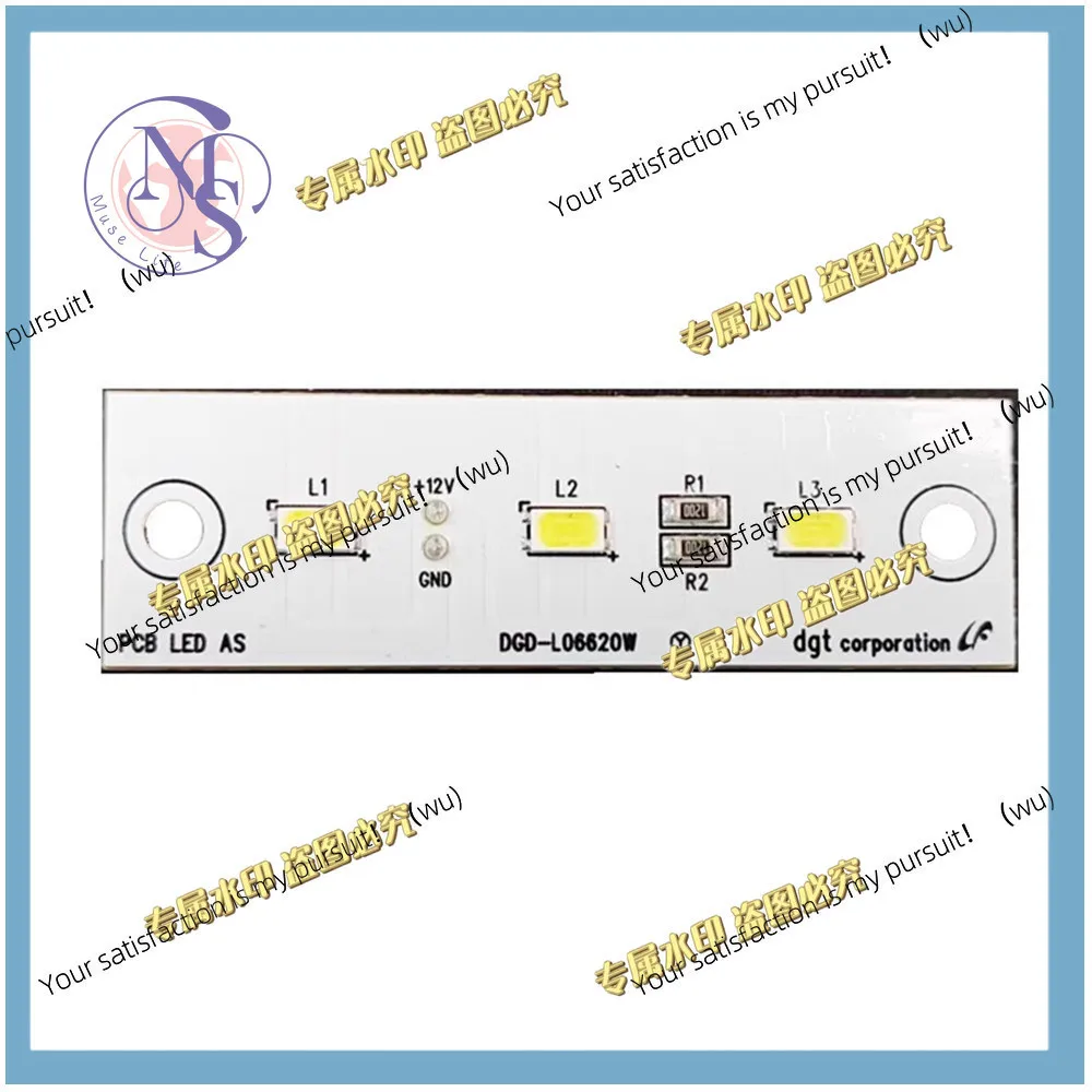 1 unidad de tira de luces LED para refrigerador, repuesto para barra de luces de refrigerador Daewoo FGK48DGD-LD6620W