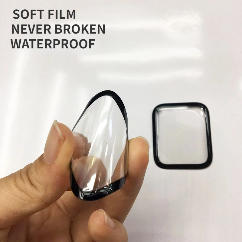 3D Waterproof Screen Protector For Apple Watch 38MM 40MM 42MM 44MM 41MM 45MM Not Tempered Soft Glass Film For IWatch 7/6/5/4/3SE