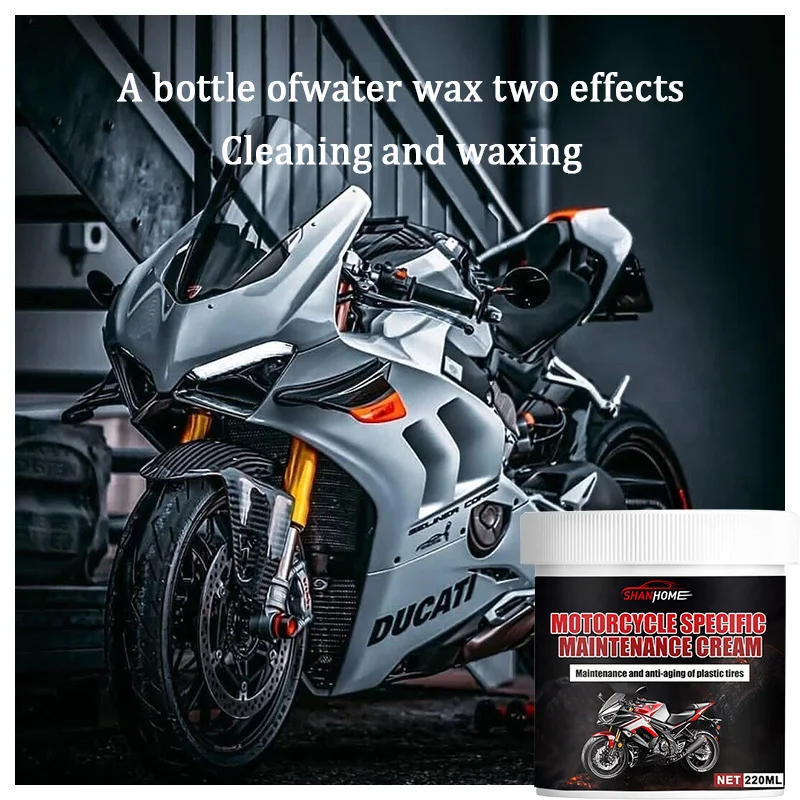 

Полировальный воск для мотоцикла, полировка, очистка, восстановление, чистка и полировка пластика, подходит для вощения на велосипеде, спрей-спрей