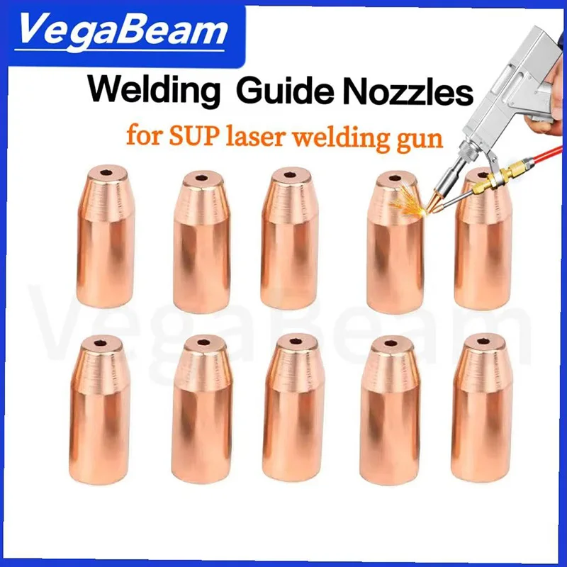 10 PCS SUP Laser Welding Double Wire Guide Nozzle AS-12 BS-16 For SUP 20S 21T 23T Laser Welding Gun Wire Feeding Accessories