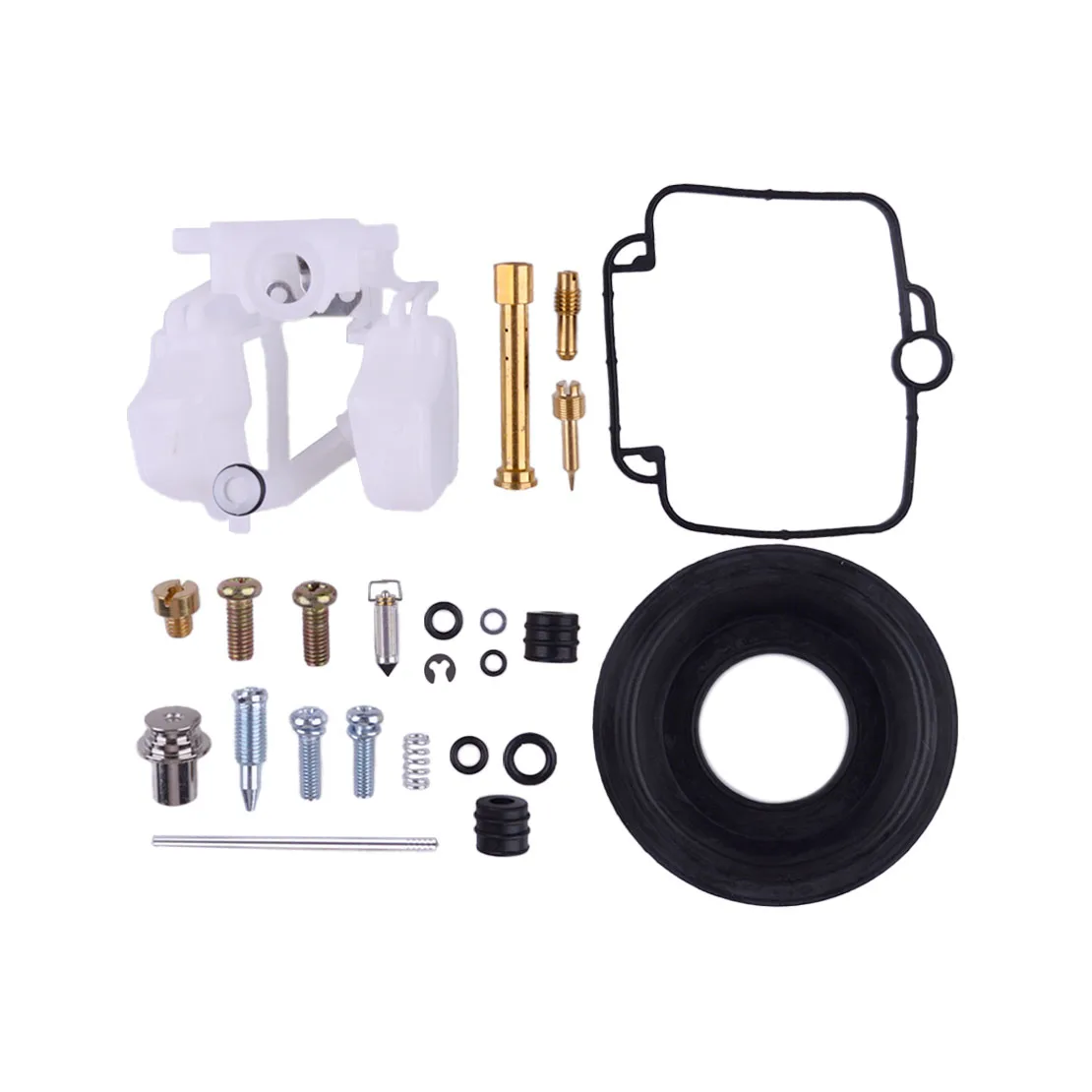 2 Sets Carburetor Carb Repair Rebuild Kit with Diaphragm Float Fit for Suzuki Bandit 400 GSF400 GK75A 1991-1995 1996 1997