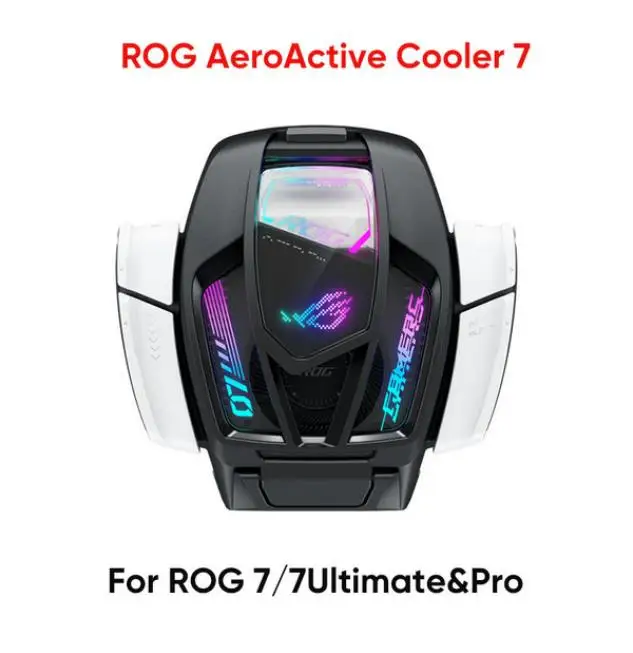 ROG AeroActive Cooler 7 für ROG Phone 7/7 Ultimate Funcooler Lüfterhalter mit Subwoofer ROG Gaming Phone Zubehör