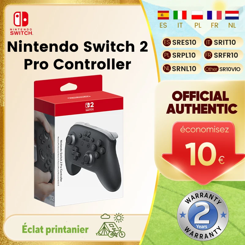 Manette sans fil Nintendo Switch 2 Pro pour NS2, nouvelle manette de jeu avec boutons arrière GL/GR, disposition des boutons optimisée, précision accrue