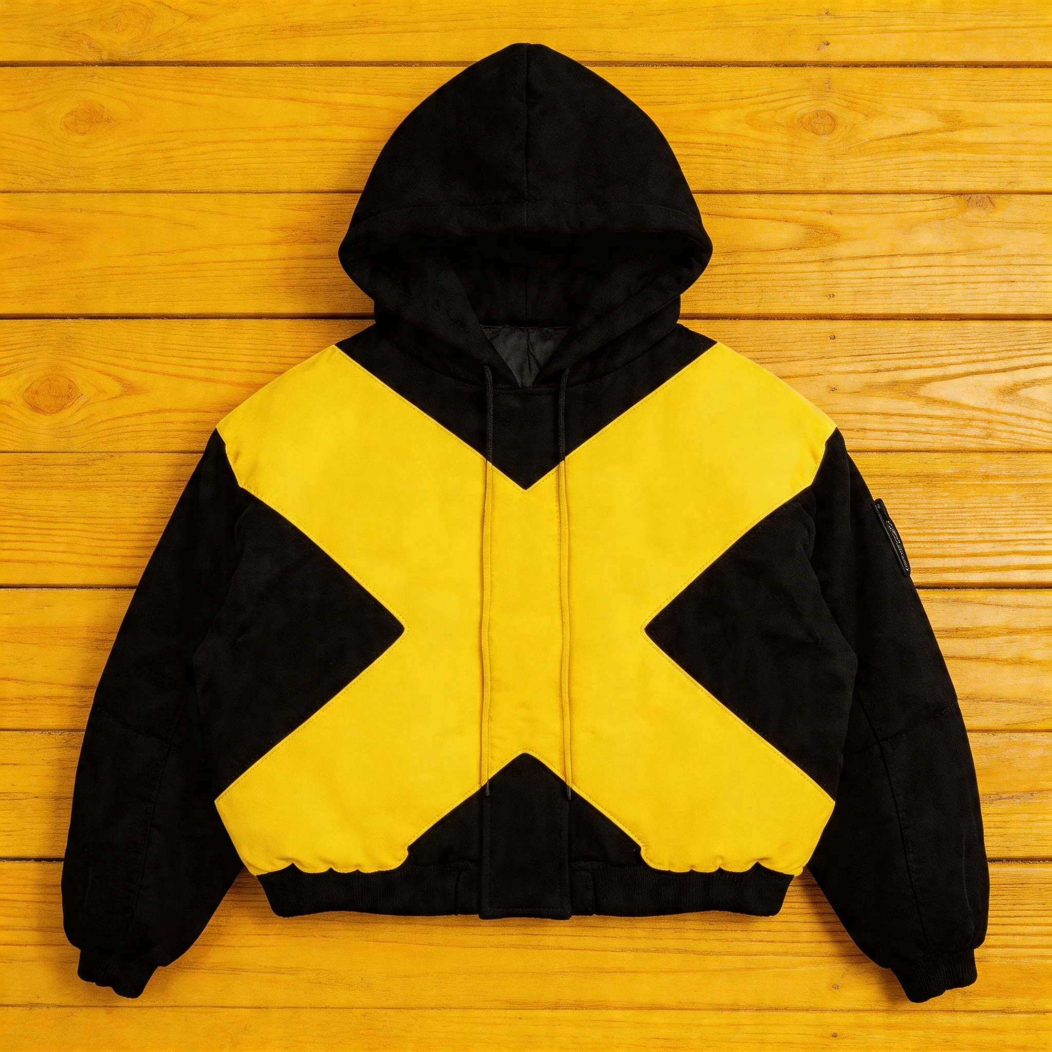 Punk High Street Color Block Hoodie American Retro Loose Jacket Gothic Hip Hop Trendy Brand Harajuku Zipper Sweatshirt Men