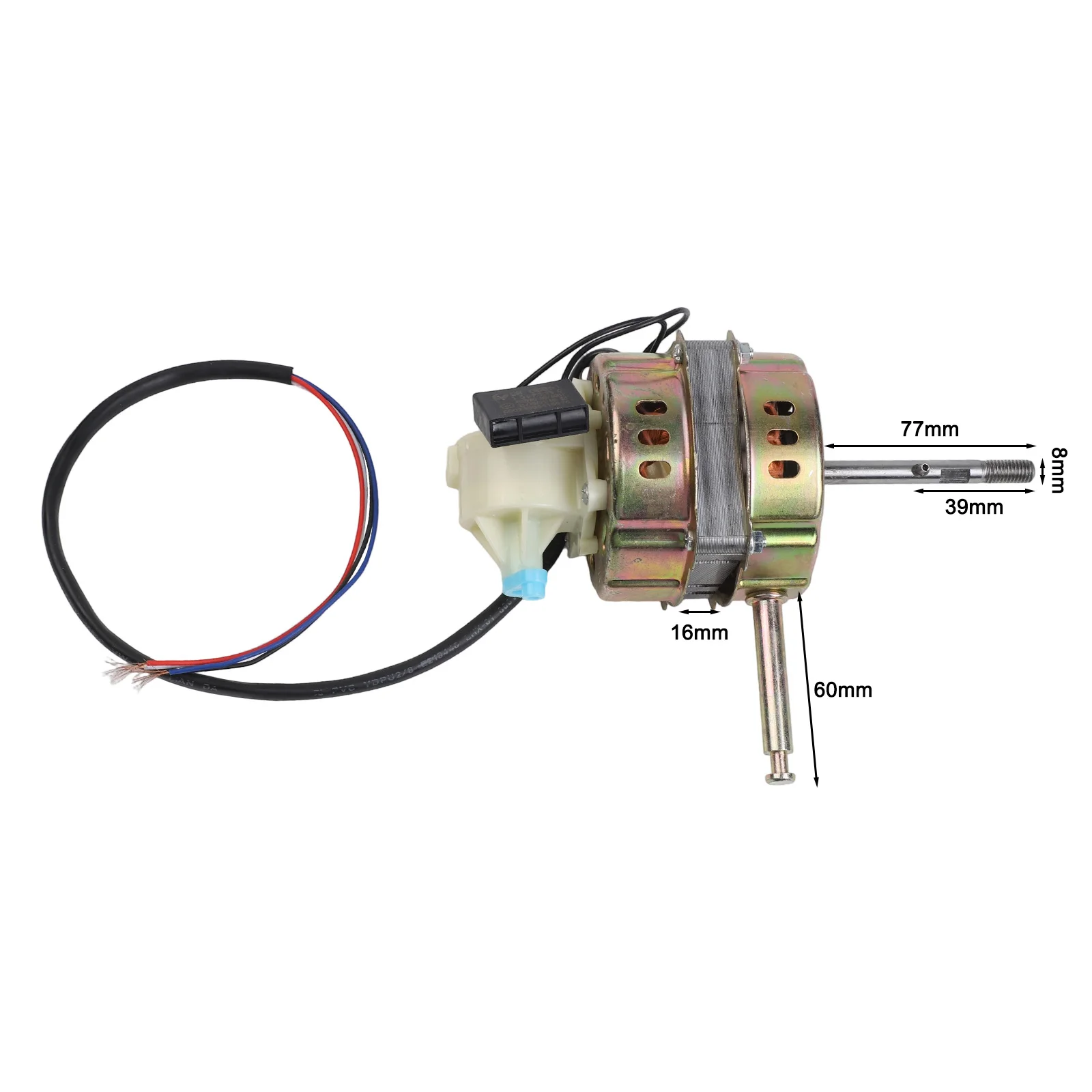 Adjustable Electric Fan Motor with Noise Minimization for Table and Floor Fans Made of Copper for Reliable and Long lasting Use