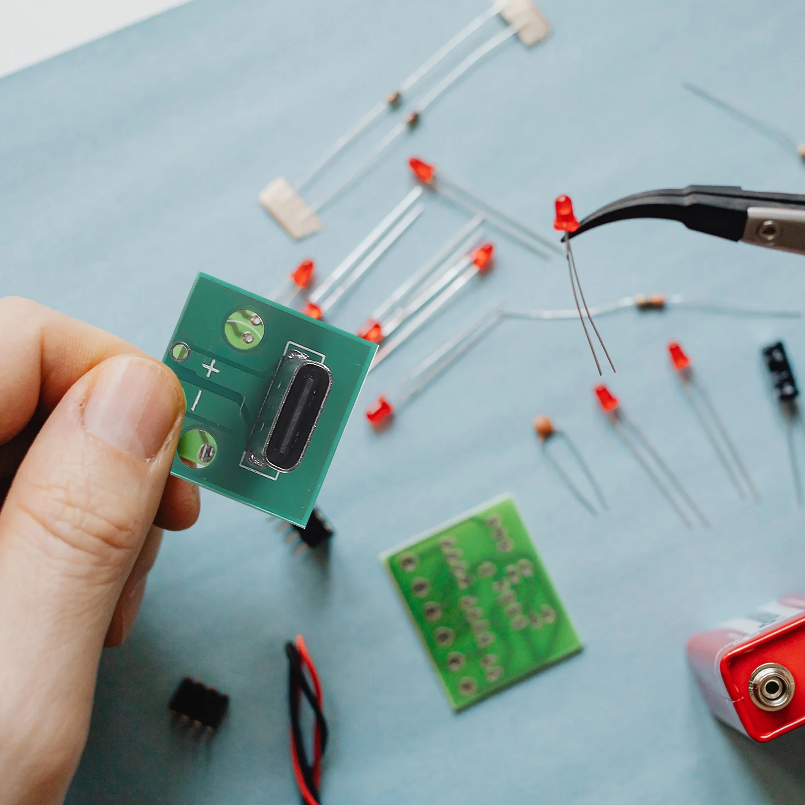 

10pcs Type- Female Board 6-Pin Pcb Converter For Data Line Cable Support Module Usb C Female Connector Board Vertical Mount