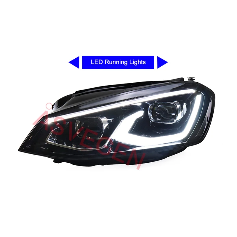 New Design Full LED Wholesale Modified Front Lamp Headlight For VW Golf 7 2014-2016 Modified Light Assembly