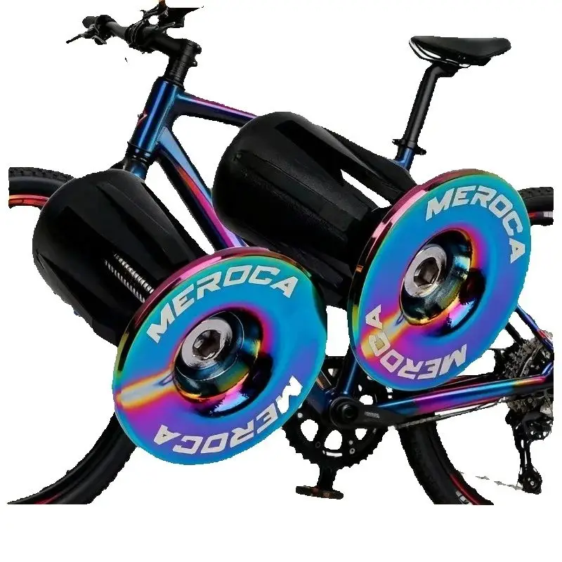 

MEROCA Handlebar Cap Mtb Bicycle Handlebar Plugs Mountain Bike Handle Bar End Bicycle Lock On Grips Cap Handle Cover Cycling