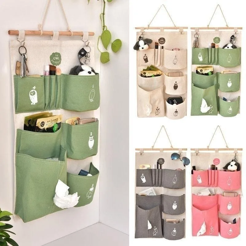 

Home Hanging Storage Bag Organizer Container Car Bathroom Door Wardrobe Wall