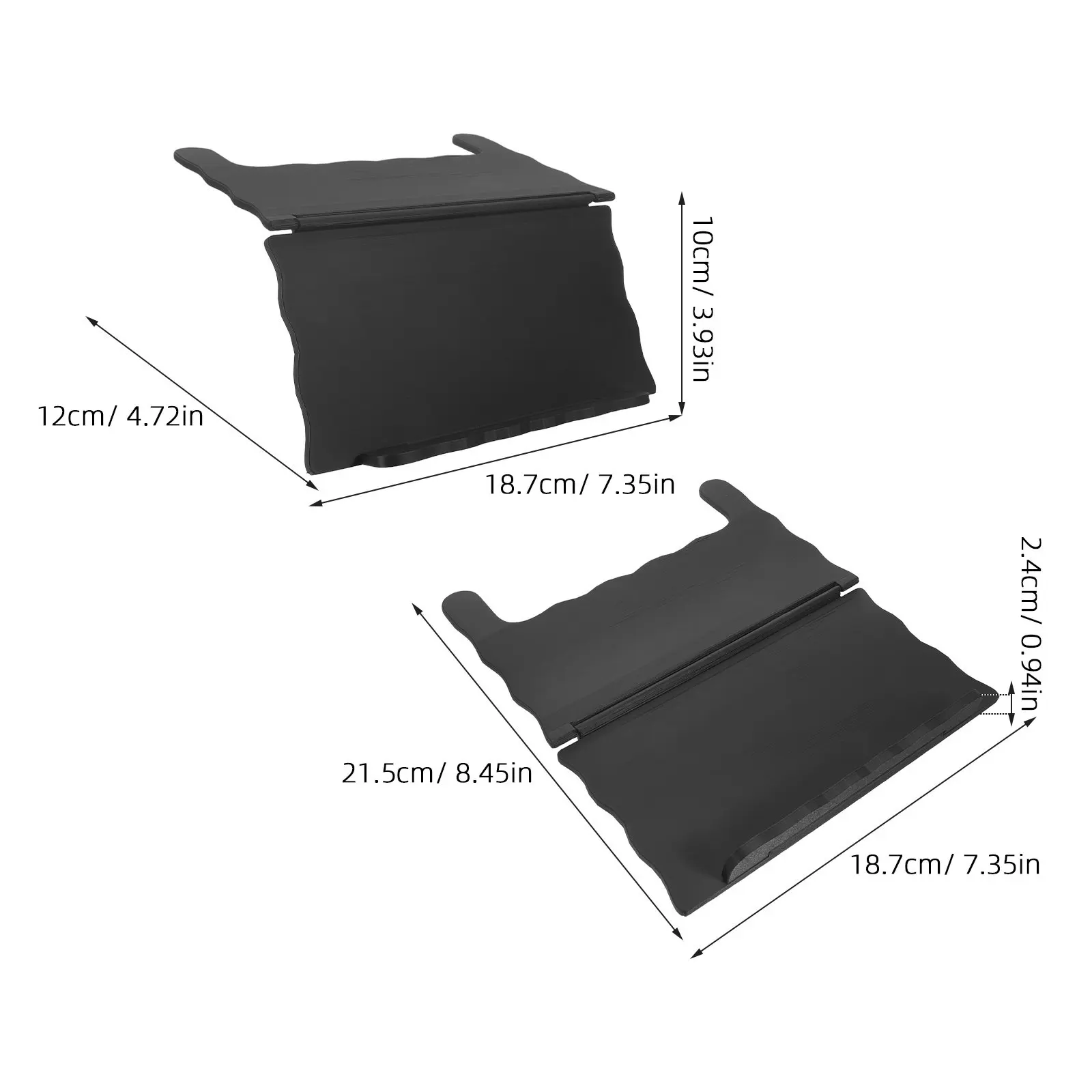 Foldable Mahjong Card Holder Tray Black Space-Saving Scorecard Organizer for Tabletop Party Game Night American Mahjong Card