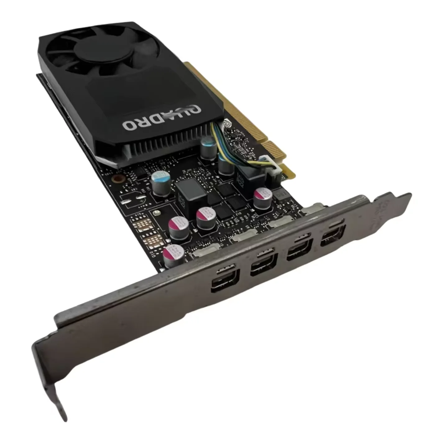 بطاقة رسومات احترافية أصلية 2 جيجا بايت لبطاقة الرسومات Nvidia Quadro P600، مشبك فيديو Cad/Ps، Ddr5، 4 Mini Dp، P600 2Gb #4