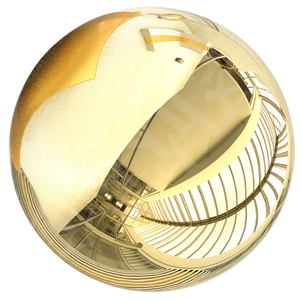 

Mirror Reflective Ball Garden Stainless Steel Reflection Balls Golden Gazing Outdoor