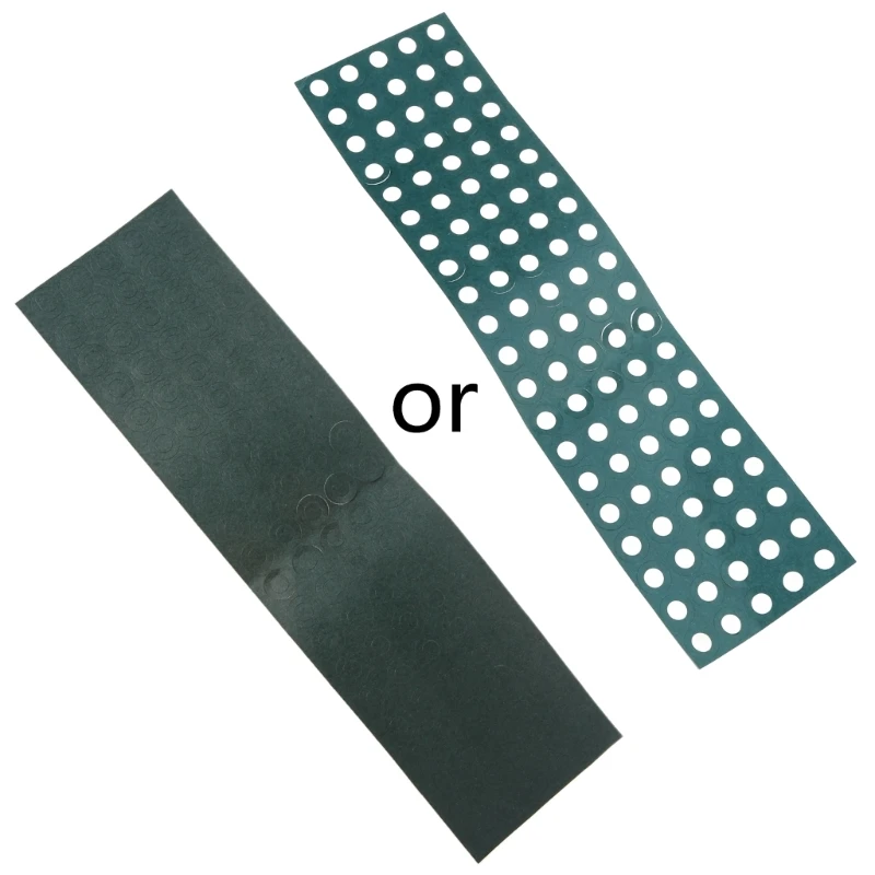 1 ورقة/100 قطعة 18650 بطارية العزل طوقا الشعير ورقة خلية ليثيوم أيون العزل الغراء التصحيح العزل طوقا الوسادة