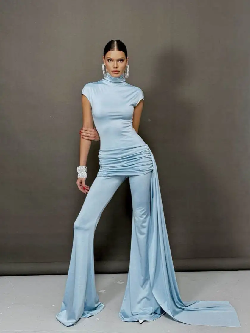 

Women's Slim Fit Satin High Collar Onesie New Model Long Sve Comfortable Thin Autumn Wear Traditional Chinese Sle Top