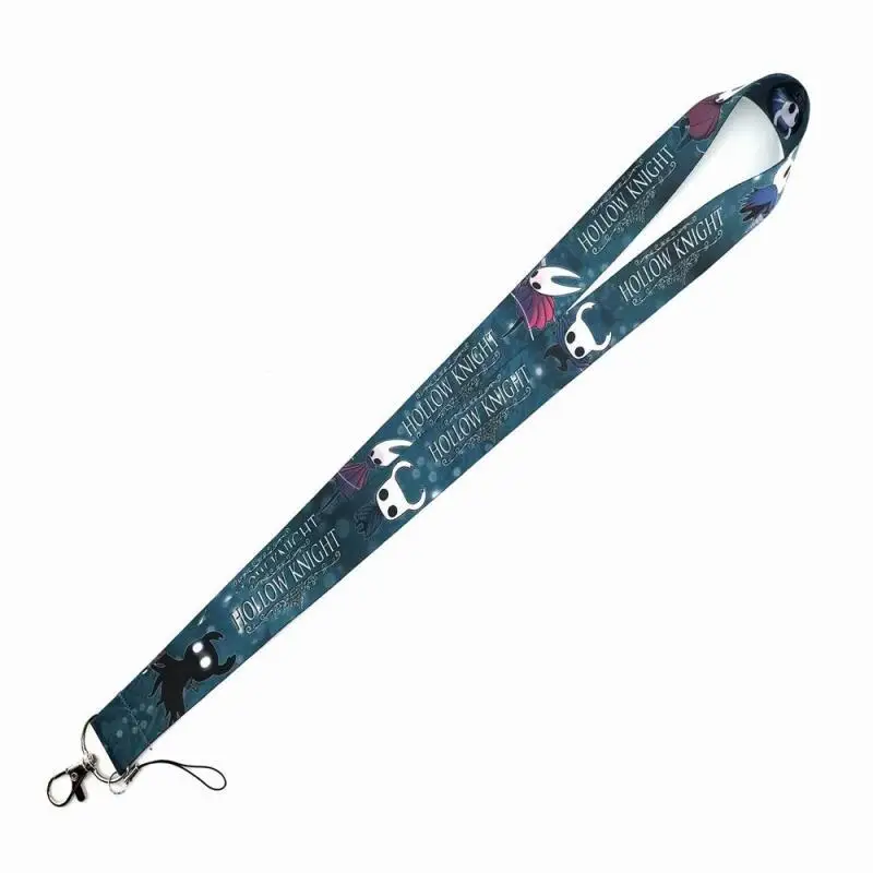 92 سنتيمتر Hollowknight الدبور فارس الطباعة حزام الحبل خطاف معدني الهاتف المحمول العمل Id الصدر بطاقة حبل معلق زوجين هدية #3