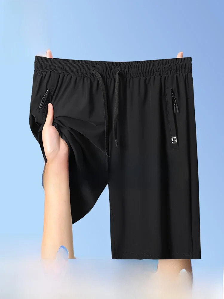 

TUCANO Men's Ice Silk Running orts Breathable Qui Dry Five-Quarter Length Summer Spor Comfortable plus Size PU orts