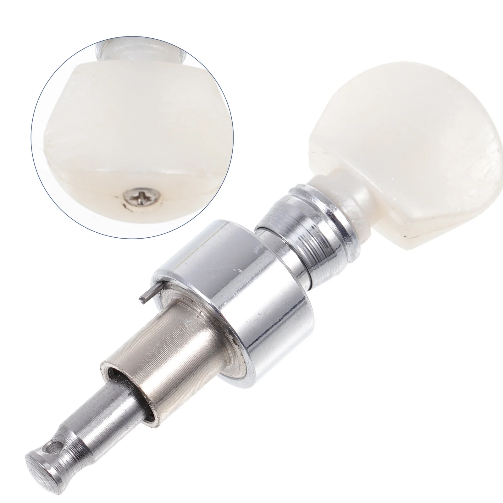 

1 pc Alloy Banjo Tuning Button White Replacement For String Adjuster Machine Head Durable Tuner Accessory Tool Small Banjo