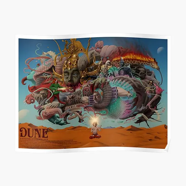 Alejandro Jodorowsky Dune Vintage Movi  Poster Modern Room Decor Home Wall Painting Decoration Print Vintage Art Funny No Frame